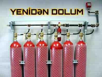 Hər növ yanğın söndürən balonların Dolumu