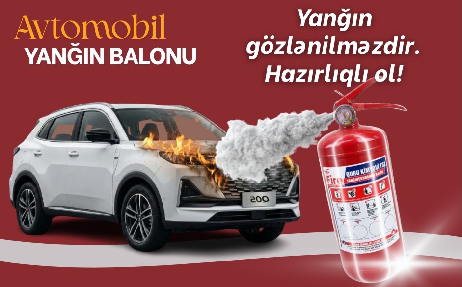 Avtomobil uçun yangin söndurən balonlar